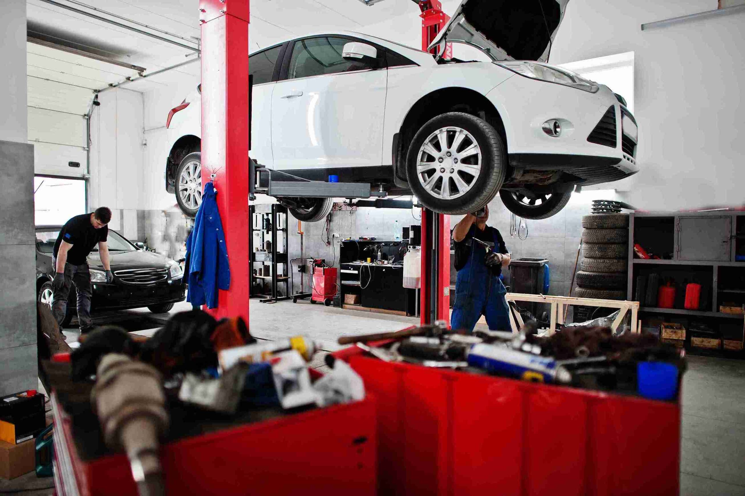 Auto repair workshop in Abu Dhabi